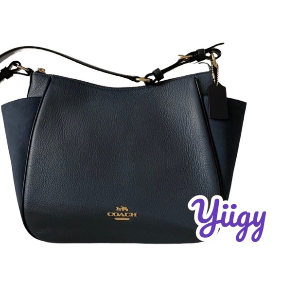 Coach Bags Coach C5833 Rori Shoulder Crossbody Bag Denim Leather